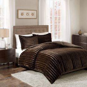 Faux Fur Comforter Mini Set