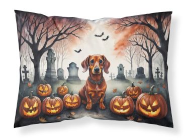 Dachshund Spooky Halloween Standard Pillowcase Lightweight Super Soft Easy Care Decorative Artwork Pillowcase, Standard