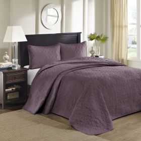 Reversible Bedspread Set Purple King