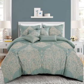 Lycoris 7PC COMFORTER SET (size: KING)
