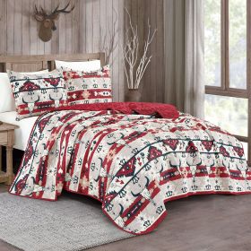 Mazhira 3 piece bedspread (size: KING)